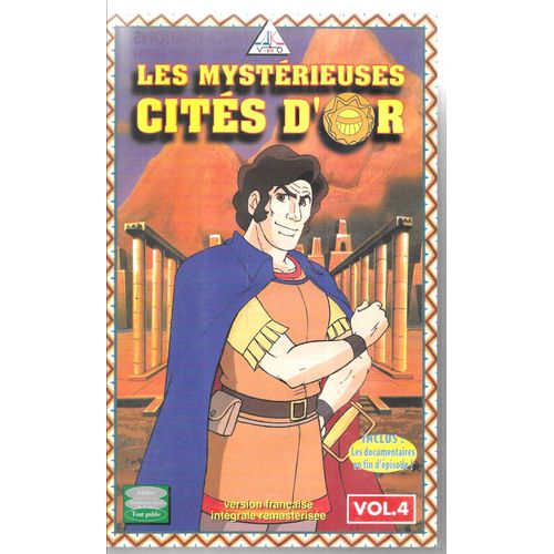 Les Mystérieuses Cités D'Or - Vol. 4 [Vhs] - 4 Épisodes + Documentaire - Remasterisé - 100 Mn (1996).