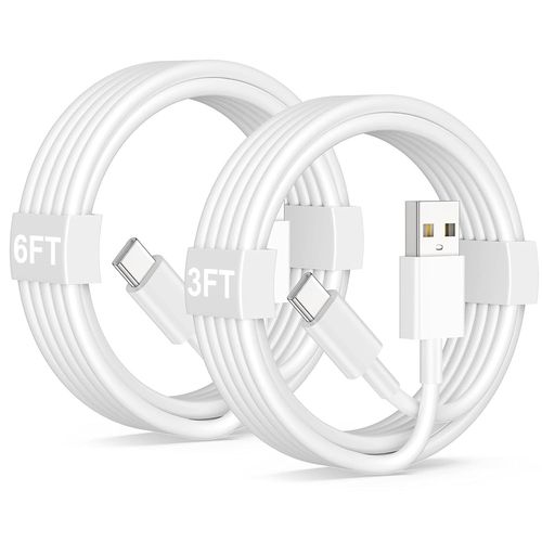 Câble Carplay pour iPhone 16 15 Voiture, 1M+2M Câble USB A vers USB C Voiture pour Apple Carplay et Android Auto,Câble USB vers USB C Charge Rapide for iPhone 16 15 Voiture Charge Rapide pour Samsung