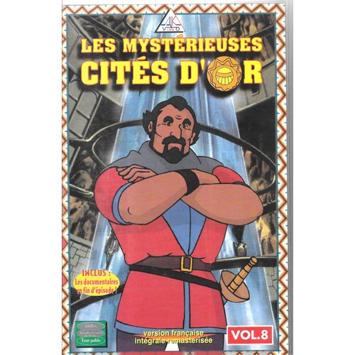 Les Mystérieuses Cités D Or - Vol. 8 [Vhs] - 4 Épisodes + Documentaire - Remasterisé - 100 Mn (1996).