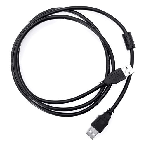 1.3M Câble d'extension USB 2.0 mâle vers mâle Cordon de transfert de données Rallonge USB A vers USB A, noir