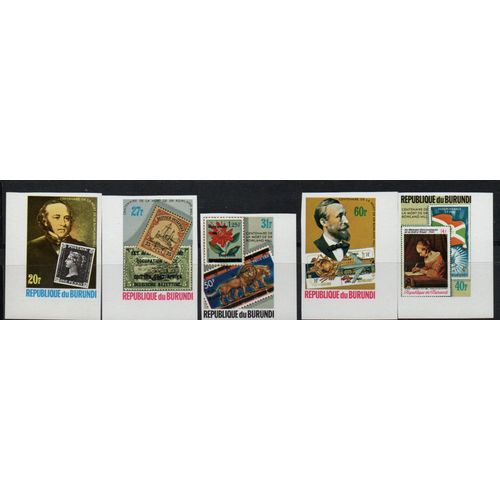 Burundi Timbres Sir Rowland Hill 1979 , Non Dentelés