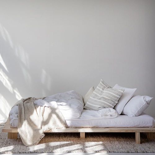 Lit Design En Bois 140x200cm - Bois Clair