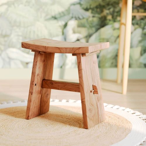 Tabouret En Bois De Teck Recyclé