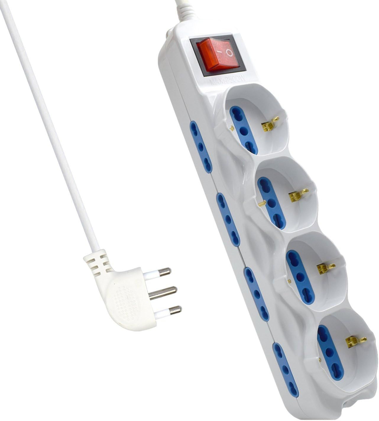 Multiprise Électrique Blanc Ew3929-5M