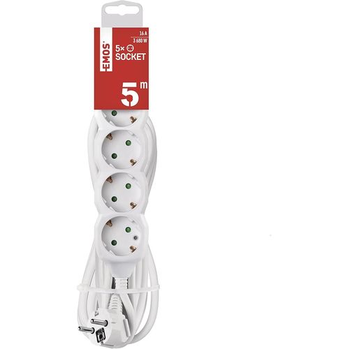 P0525 R Bloc Multiprise 5 M Blanc 1,5 Mm