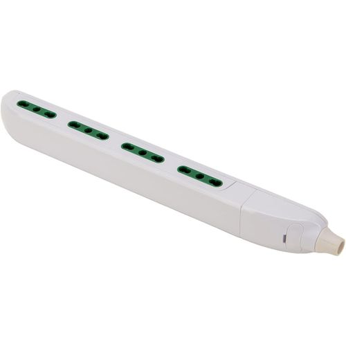 47408 Multiprise Slim 4 Prises Bipas Sans Câble, Utile Pour Les Endroits Étroits, Derrière Les Meubles Et Les Tables De Chevet