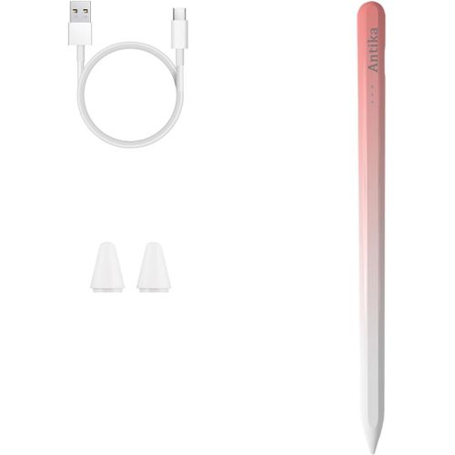 R3 Stylet Capacitif Universel Compatible Avec Tablette Android Ios Apple Ipad/Pro/Air/Mini/Huawei/Samsung/Lenovo/Xiaomi Tous Les Smartphones Et Tablettes (Pinkwhite)