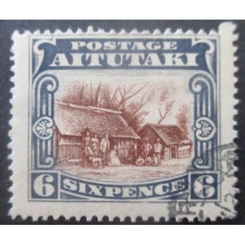Aitutaki N°27 Oblitéré Cote 12 Euros