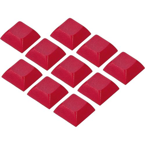1U Blanc Claquements Clés, 10 Paquet Universel Pbt Clavier Remplacement Accessories Pour Mx Mécanique Clavier, Rouge