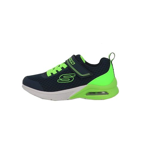 Chaussures Scratch Skechers Microspec Max - Gorvix Bleu Marine 33