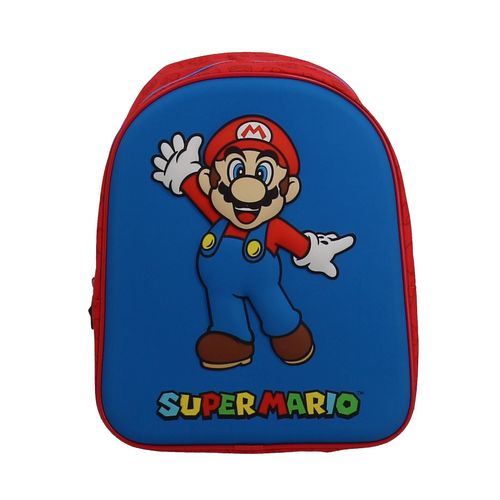 Sac à dos collège Mario Sac a dos 32cm Bleu moyen Unique