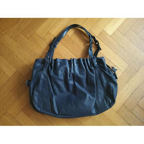 Sac à main Le Tanneur Mathilde cuir bleu marine