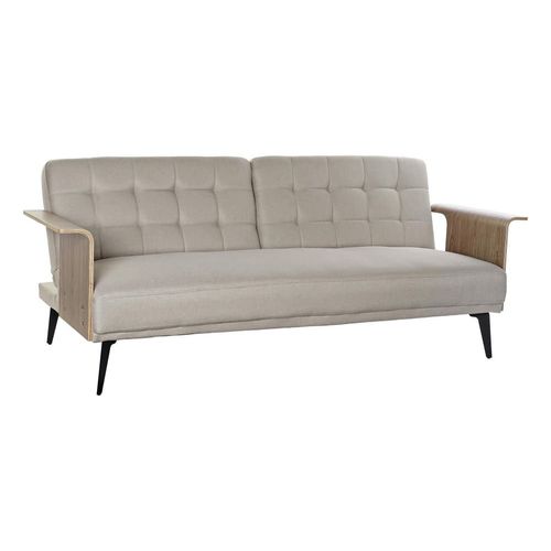 Canapé Convertible 2 Places Beige H87