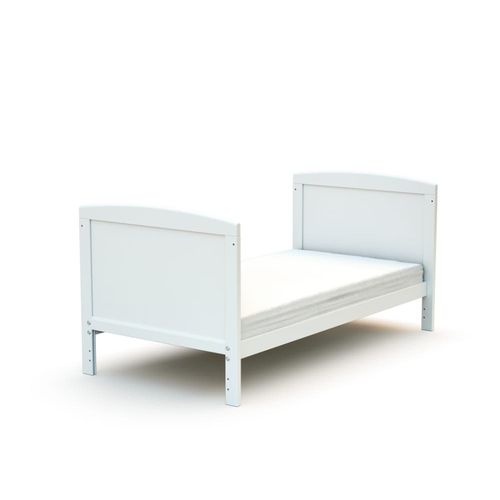Lit Bébé Évolutif En Bois Avec Matelas En Bois Blanc