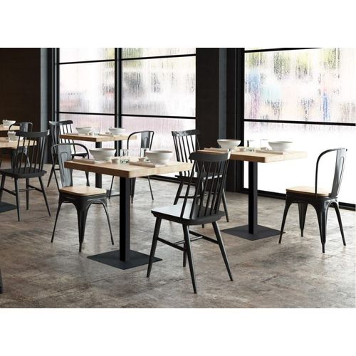 Table De Repas Carrée En Bois Clair