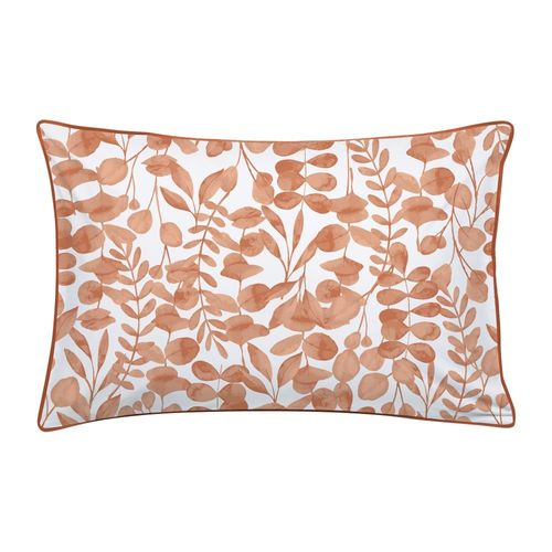 Taie D'oreiller En Percale De Coton 65x65cm Terre Cuite