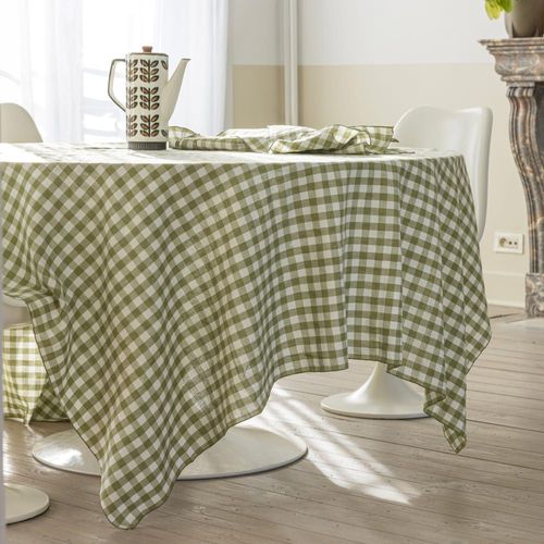 Nappe En Chanvre Et Coton 160x250cm Sauge