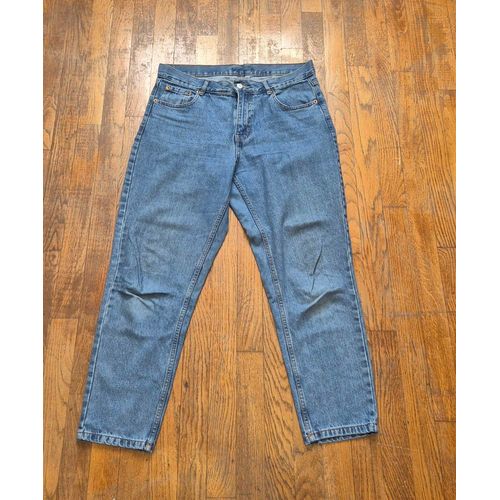 Pantalon En Jean Bleu Femme Pull & Bear Taille 40
