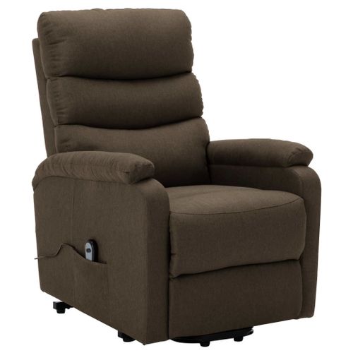 Vidaxl Fauteuil Marron Tissu