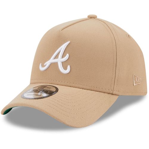 New Era 9forty A-Frame Cap - Atlanta Braves Camel