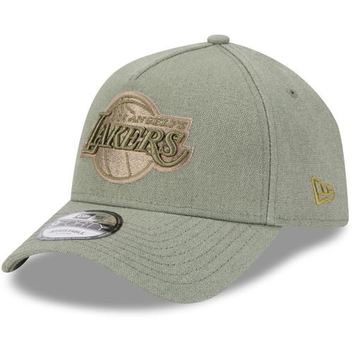 New Era A-Frame Trucker Lin Cap - Los Angeles Lakers Olive