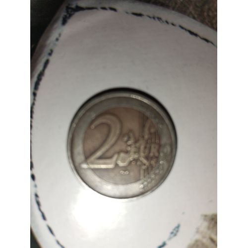 Une Pièce De 2 Euros Année 2002