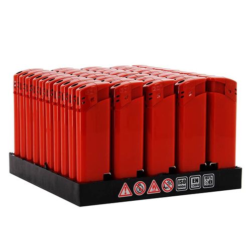 Pack Lot De 50 Briquets Décapsuleurs Rouge