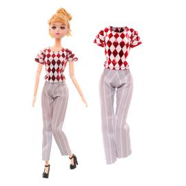Vêtements pour Barbie, tenue de jeu, hauts et pantalons, 30 Cm, robe à la  mode pour Barbie, bricolage, cadeaux, accessoires miniatures pour filles, 3  articles/Lot