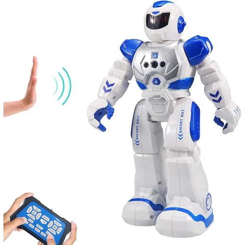 Robot Télécommandé Pour Enfants, Robot Programmable Intelligent Avec Contrôleur Infrarouge, Danse, Chant, Marche Sur La Lune Et Yeux Led, Kit Robot De Détection De Gestes Pour Le Divertissement Des En