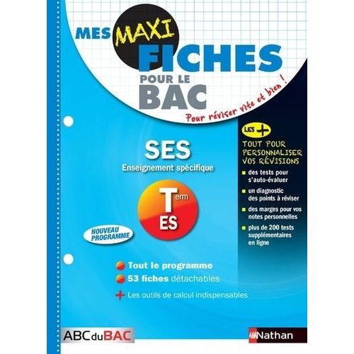 Ses Tle Es - Enseignement Spécifique