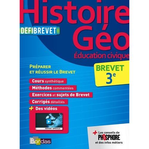 Histoire-Géo, Education Civique Brevet 3e