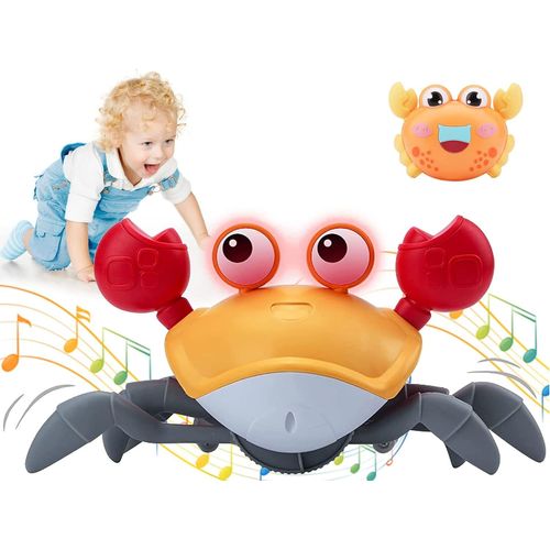 Jouet De Crabe Rampant Pour Bébé, Jouet Interactif De Crabe Sur Le Ventre Avec M
