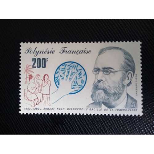 Timbre Polynesie Francaise Yt Pa 167 Robert Koch (1843-1910) 1982 ( 061207 )