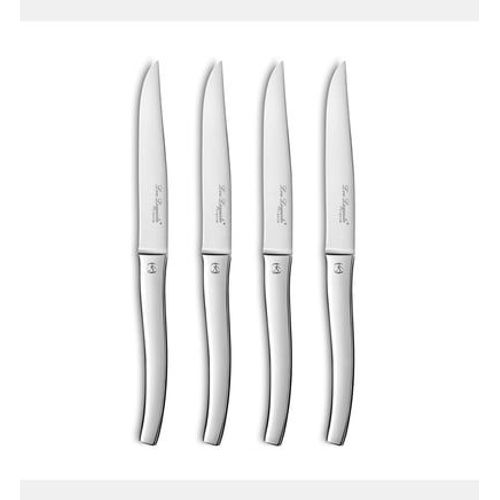Couzon - Alphonse - Coffret 4 Couteaux Steak Finition Miroir - Noir