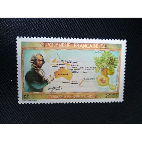 Timbre Polynesie Francaise Yt Pa 175 William Bligh 1983 ( 061207 )