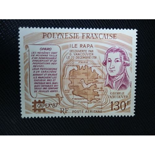 Timbre Polynesie Francaise Yt Pa 197 Capex 87 1987 ( 061207 )