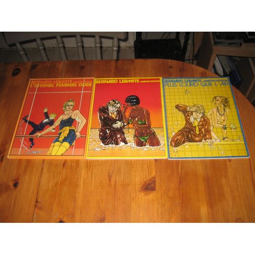 Lot 3 Bd Bernard Lermite 1+2+4 Editions Du Fromage Premiere Edition