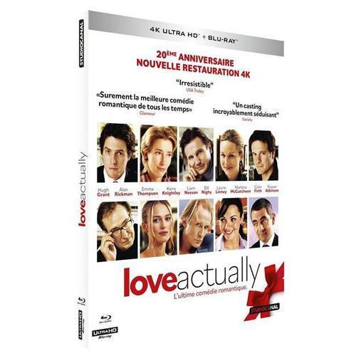 Love Actually - 4k Ultra Hd + Blu-Ray - 20ème Anniversaire - Nouvelle Restauration 4k