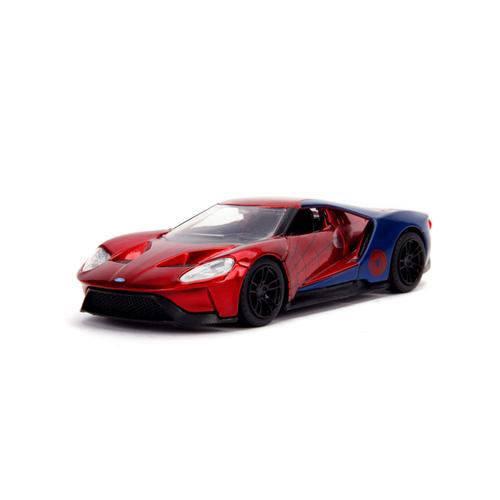 Jada Toys Jada Toys Terminal Marvel Spiderman Ford Gt Del 2017 In Scala 1 32 Die-Cast Funzionamento A Ruota