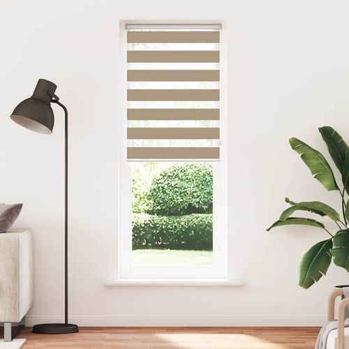 Vidaxl Store Zèbre Marron Sable Largeur Du Tissu 80,9 Cm Polyester