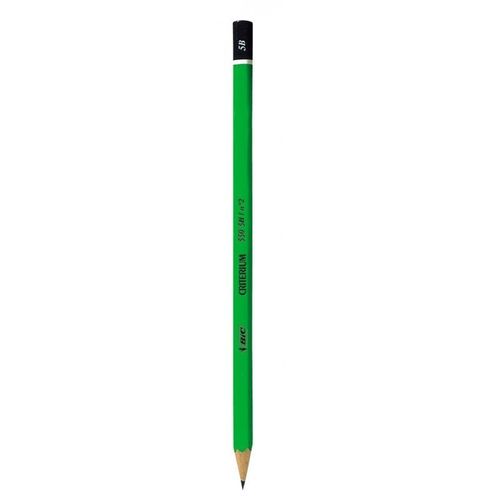 12 Crayons À Papier - 5b - Mine Grasse - Bic Criterium 550
