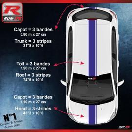 Stickers Bande Voiture RACING tuning pas cher •.¸¸ FRANCE STICKERS¸¸.•