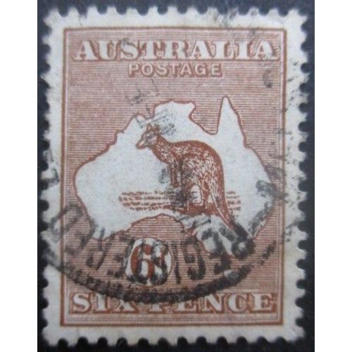 Australie N°42 Filigrane 2 Kangourou Oblitéré