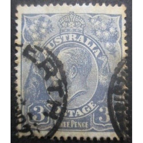 Australie N°54a Filigrane 5 Dentelé 13,5 X 12,5 George 5 Oblitéré