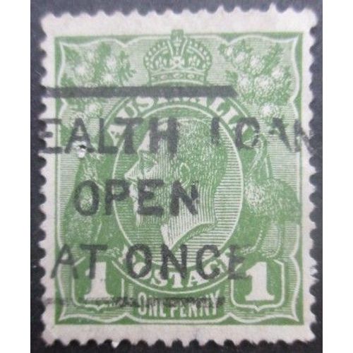Australie N°77a Filigrane 6 George 5 Oblitéré
