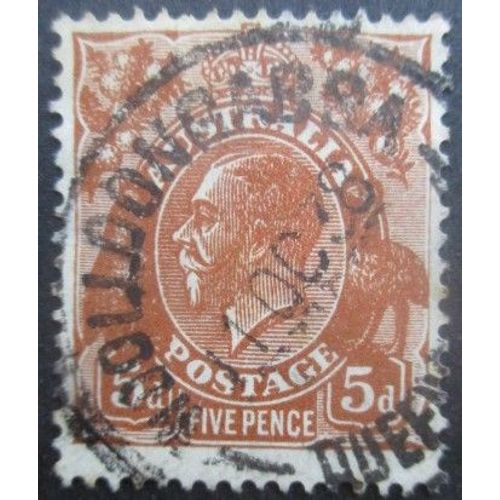 Australie N°82 Filigrane 6 George 5 Oblitéré