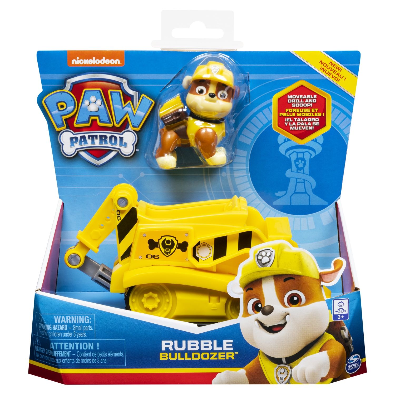 PAW Patrol LA PAT' PATROUILLE - VÉHICULE + FIGURINE EVEREST - Véhicule de  15 cm Avec 1 Figurine