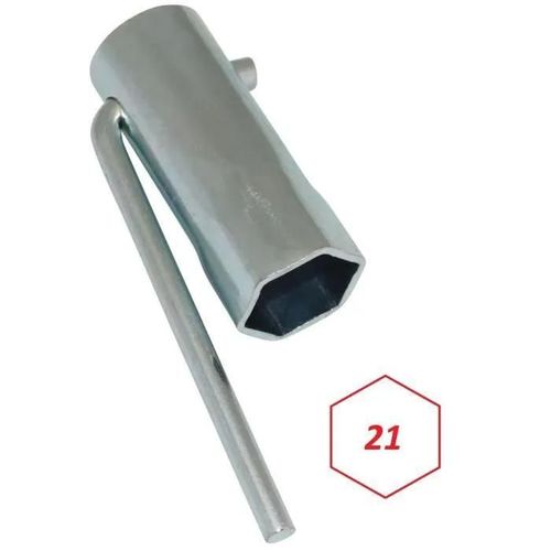 Clé À Bougie 21mm A Manche Pliable Clef Moto Scooter Mobylette Voiture Tondeuse Tracteur Débroussailleuse Tronçonneuse Quad