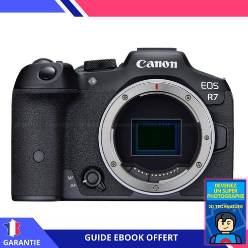 Canon EOS R7 boîtier nu + Ebook 'Devenez Un Super Photographe' - Hybride Canon