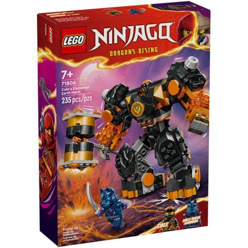 Lego Ninjago - Le Robot Élémentaire De La Terre De Cole - 71806